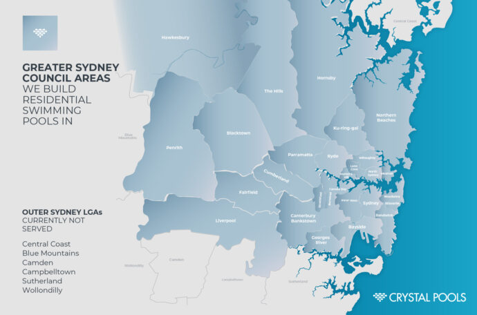 Areas serviced map